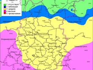 Пожароопасность в Нижегородской области на 24.04.2025