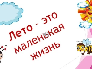 ИПМ "Лето-это маленькая жизнь!"
