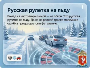 Зимний обгон — самый рискованный манёвр на дороге. Это русская рулетка на льду.
