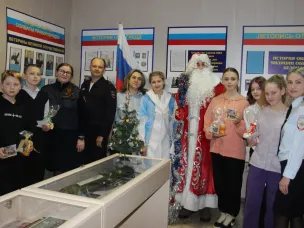 В конце декабря прошел конкурс поделок «Полицейский Дед Мороз», организованный ОМВД России «Балахнинский».