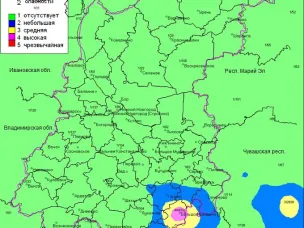 Повышена пожароопасность лесов и торфяников по юго-востоку