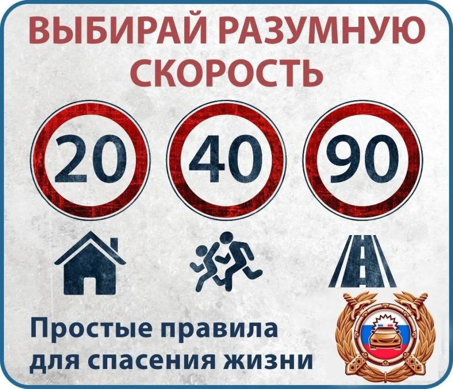 Памятка водителю о соблюдении скоростного режима!