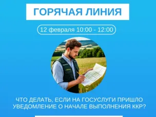 Что делать, если на Госуслуги пришло уведомление о начале выполнения ККР?
