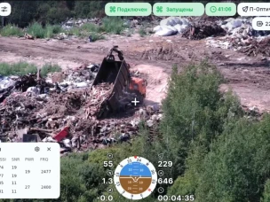 Использование беспилотников для выявления незаконного сброса мусора с грузовиков начали тестировать в Нижегородской области