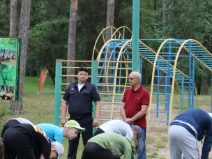 Балахнинские полицейские и общественники рассказали детям  о роли спорта в жизни человека.